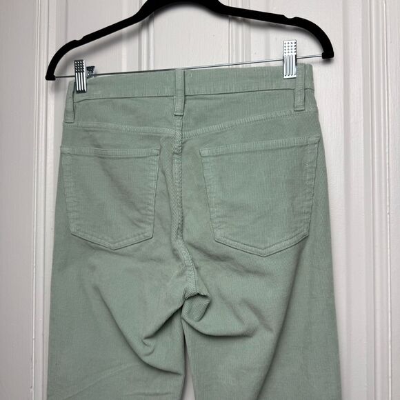 J Crew Vintage Slim Straight Womens 26 Mint Green Corduroy Zip Fly Mid Rise NWT - Picture 8 of 9